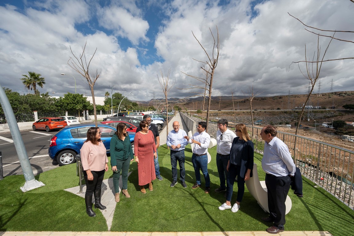 El ‘esqueleto’ del Mercado Municipal de Maspalomas marca el inicio del nuevo espacio comercial y social financiado por el Cabildo con seis millones de euros