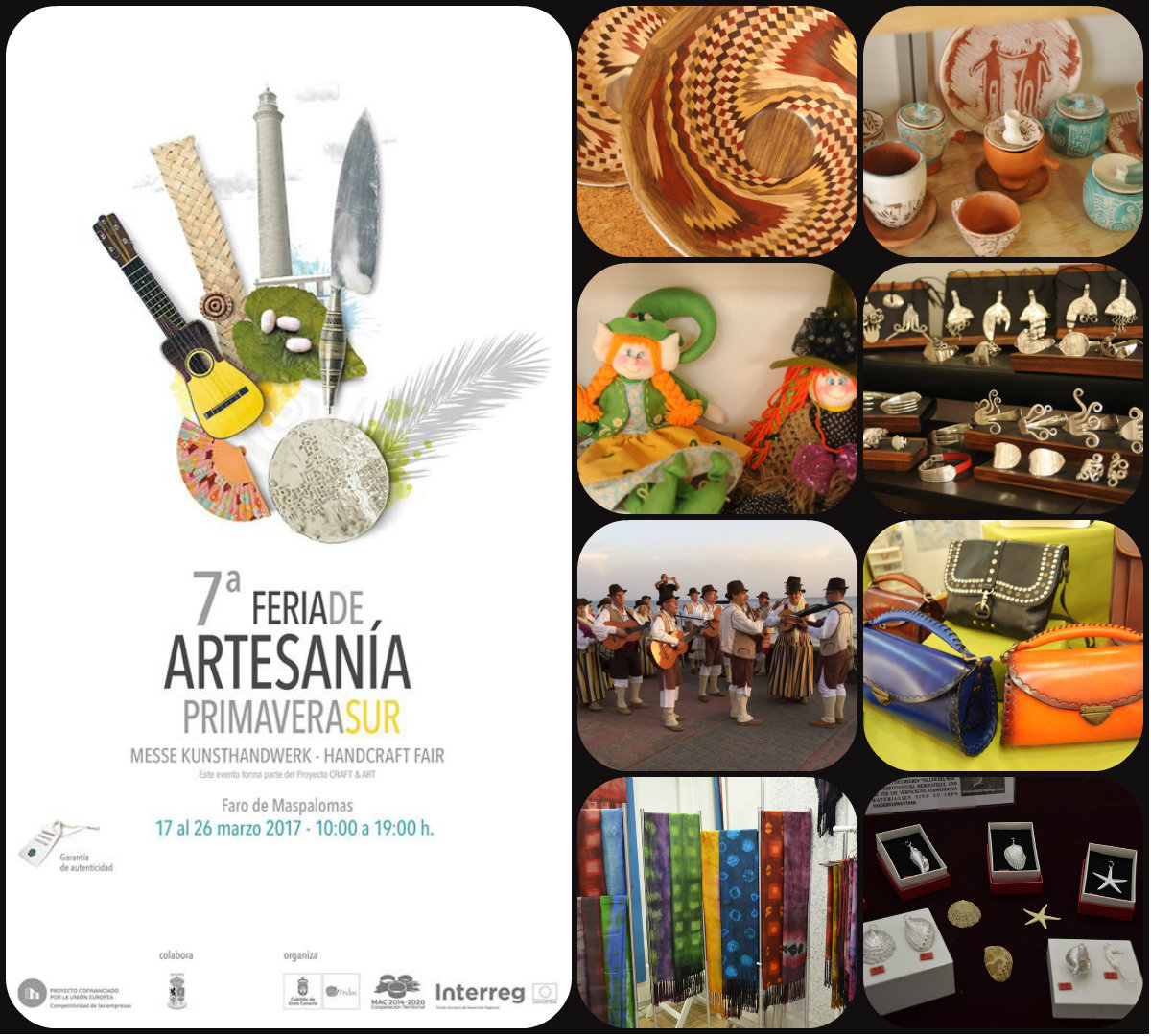 El entorno del Faro de Maspalomas acoge la 7ª Feria de Artesanía del Sur