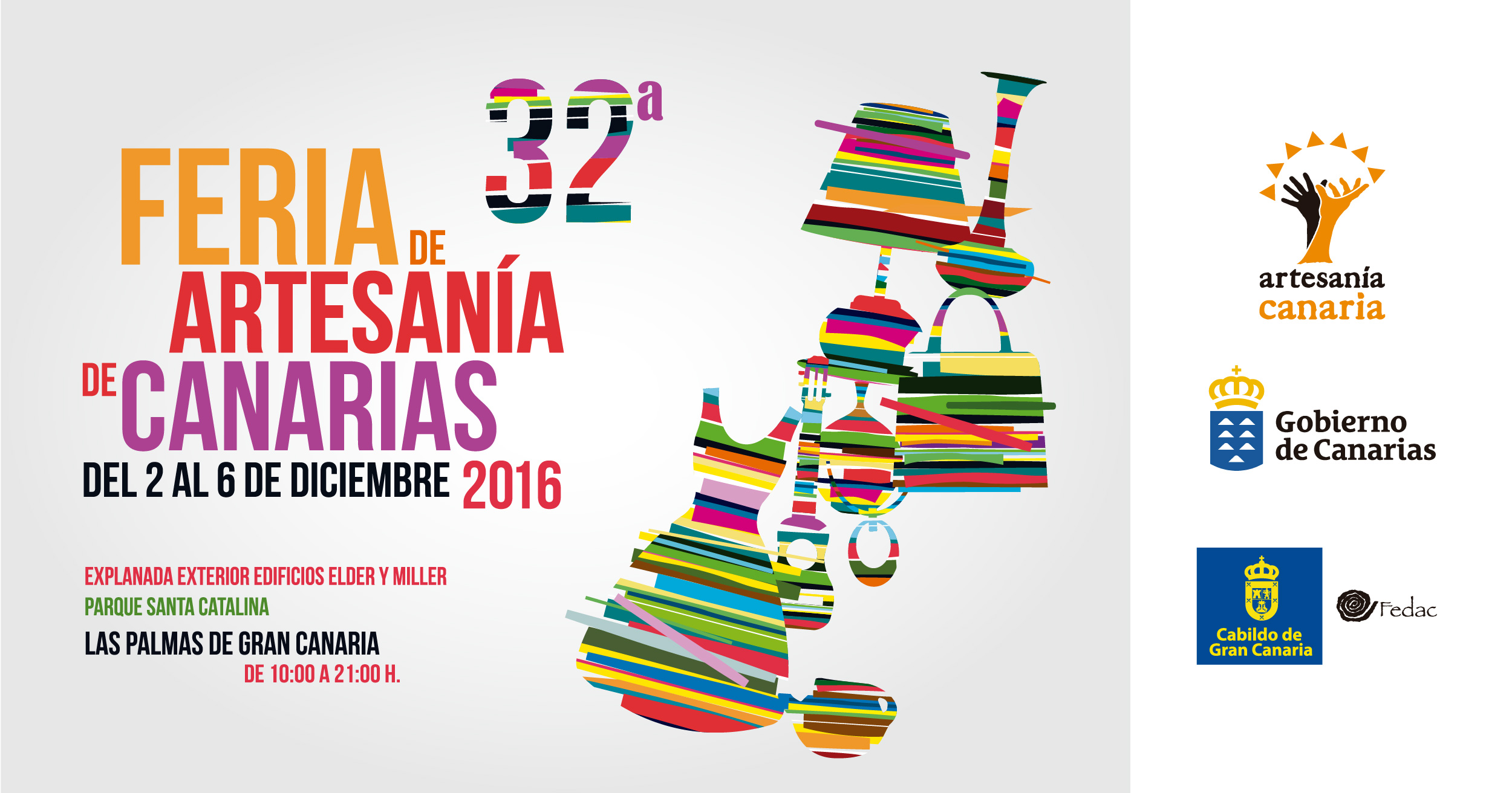 140 talleres de artesanos ofrecen sus mejores productos en la 32 Feria de Artesanía de Canarias