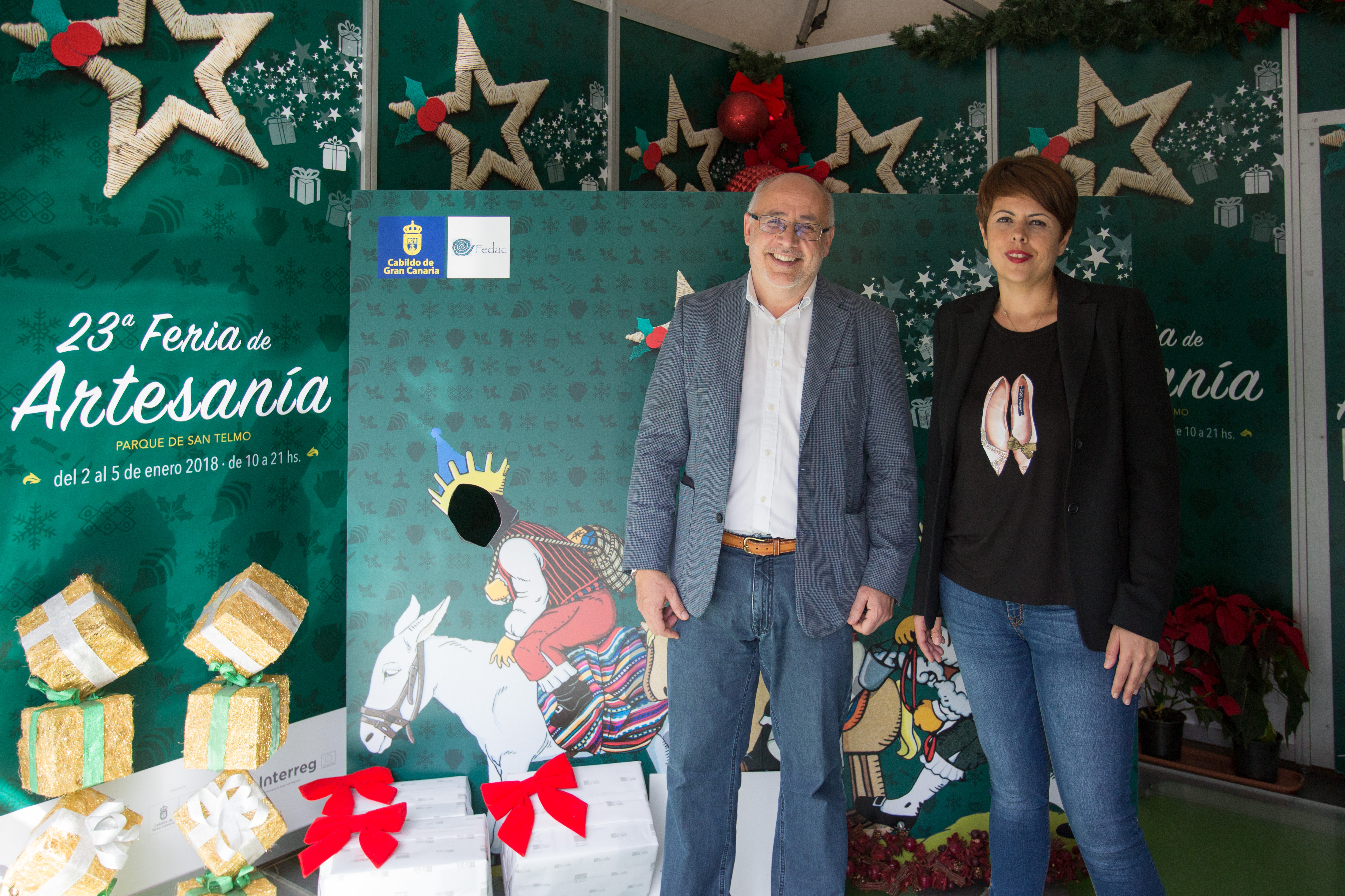 Más de un centenar de artesanos ofrecen sus mejores productos en la tradicional Feria insular de Artesanía en San Telmo