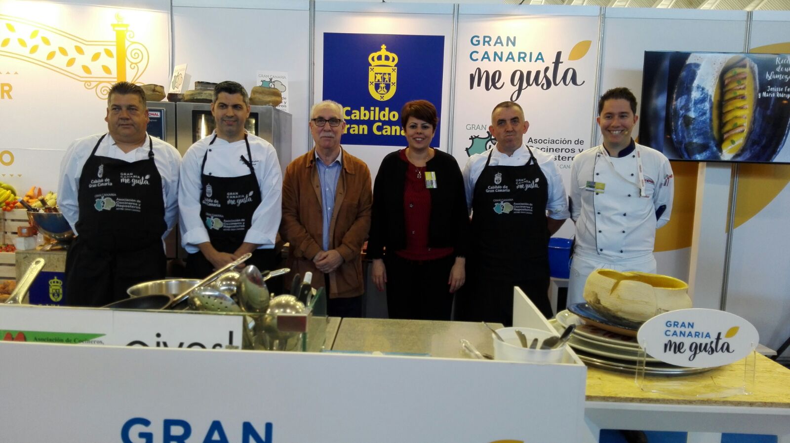 El Cabildo se estrena en Gastrocanarias con tres aspirantes a mejor chef de las Islas y sus más destacados productos locales